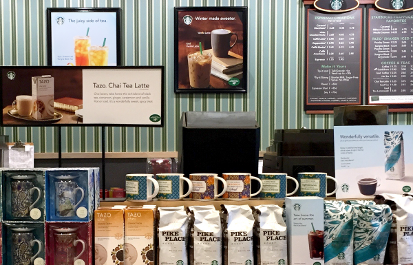 starbucks display