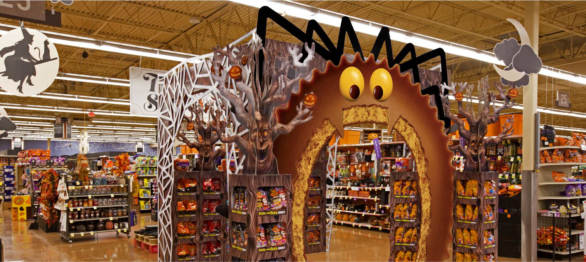 Hersheys in-store display