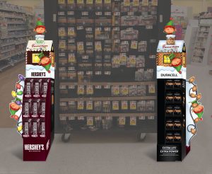duracell hershey in-store holiday popup