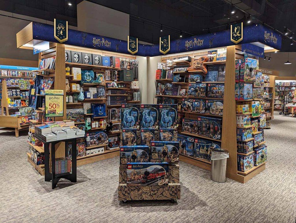 harry potter display barnes and noble