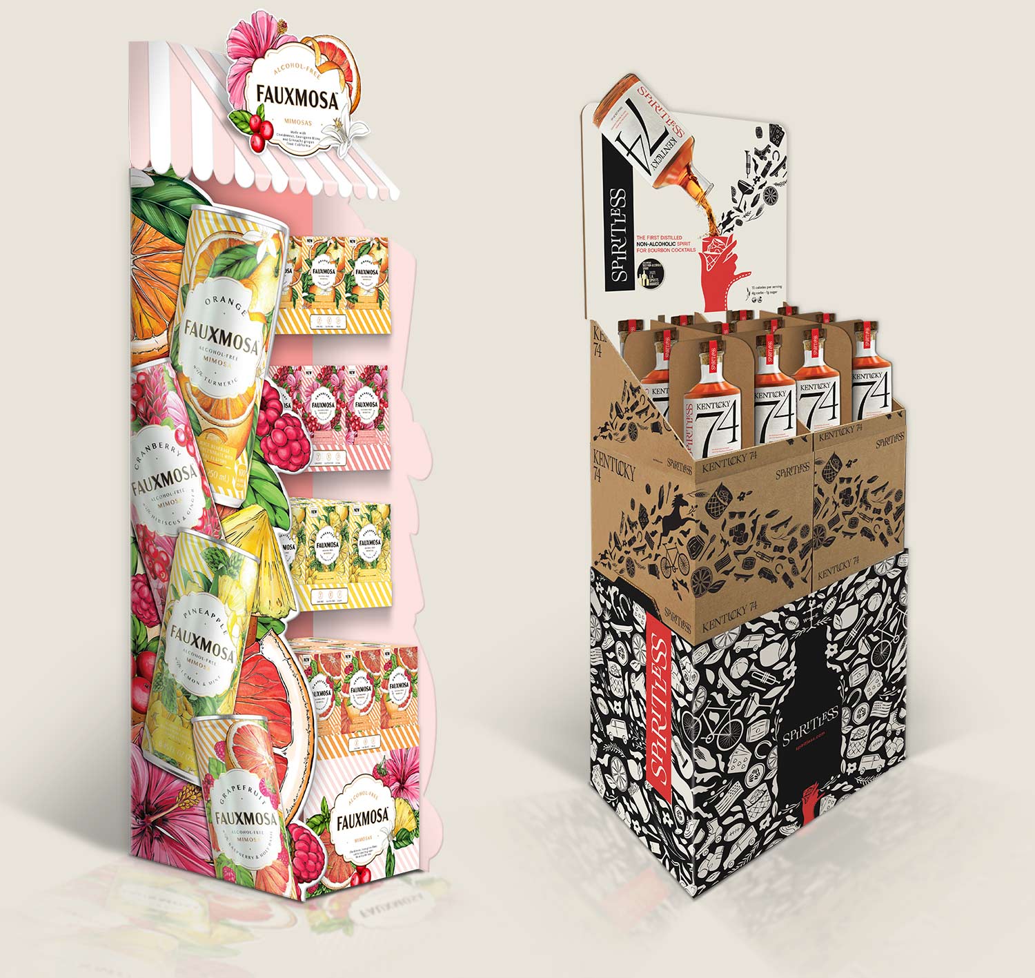 Fauxmosa and Spiritless Endcaps