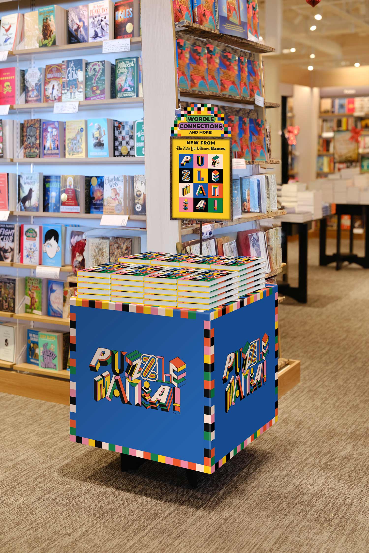 New York Times Puzzlemania Display