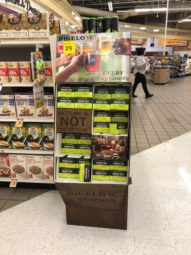 Bigelow Tea Display