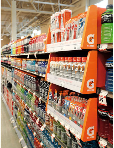gatorade display