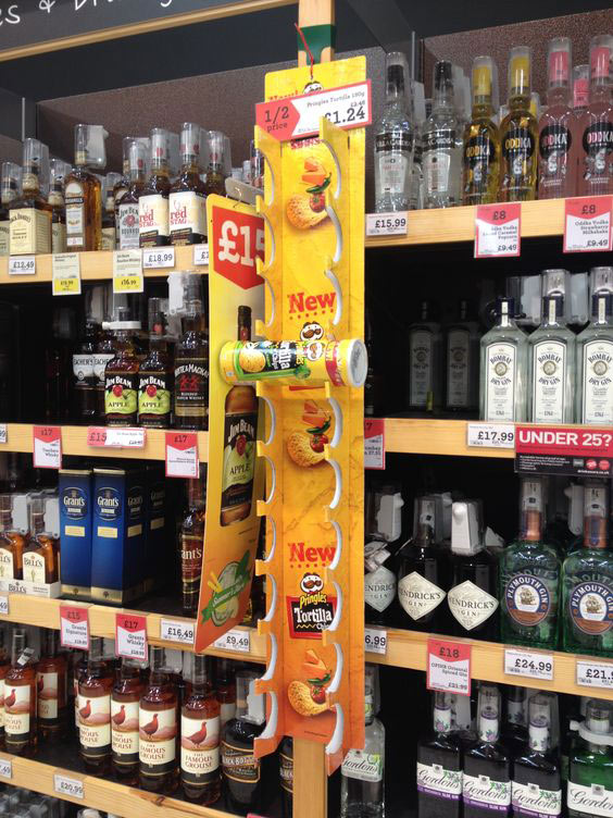 pringles display