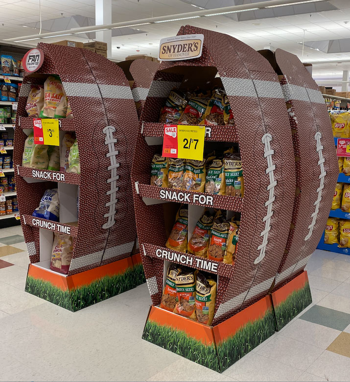 snyders football display